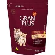 Ração para gatos filhotes com frango e arroz, 1kg de qualidade.