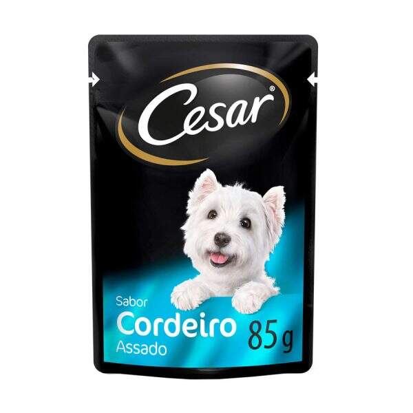 Deliciosa ração seca para cães adultos com sabor de cordeiro assado.