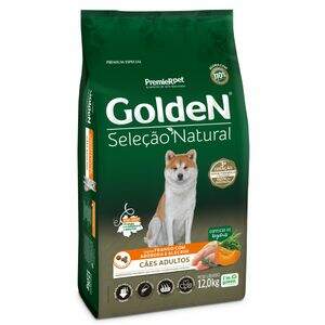 Ração saudável para cães adultos com frango, abóbora e alecrim.