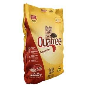 Ração Quatree Gourmet ideal para cães pequenos, 10.1kg.
